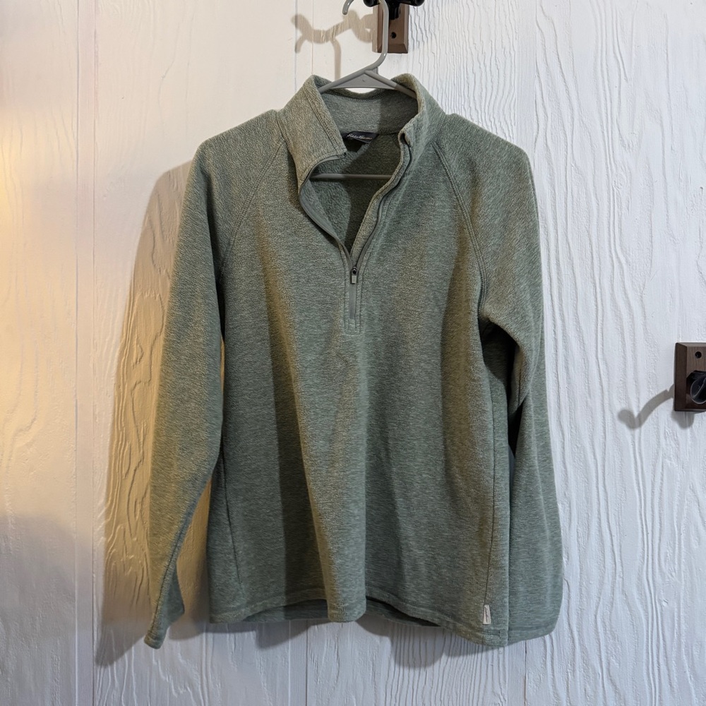 Eddie Bauer Men's Sage Zip-Up Sweater